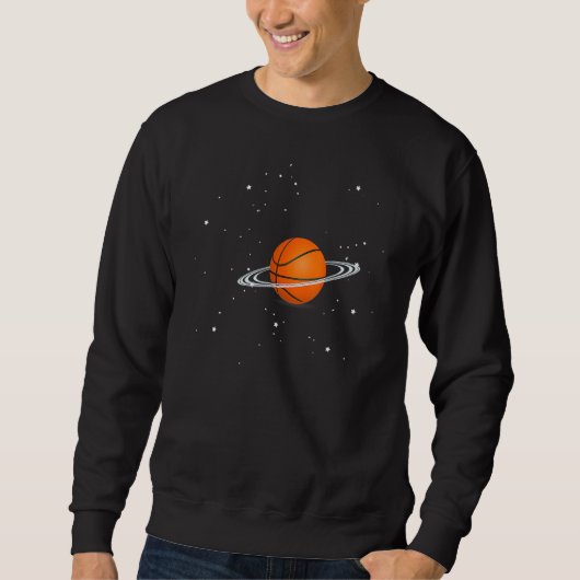 Basketball  basketball player space スウェットシャツ (正面)