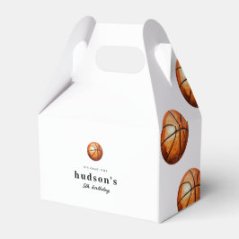 Basketball Birthday Favor Boxes フェイバーボックス