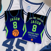 Basketball Birthday Invitation 招待状