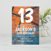 Basketball Birthday Invite 招待状 (スタンド正面)