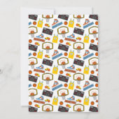 Basketball Birthday Party Invitation 招待状 (裏面)