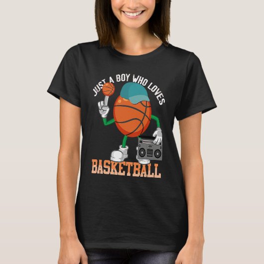 Basketball  Boys Men Team Fan Player Coach Tシャツ (正面)