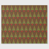 Basketball Christmas Tree ラッピングペーパー (フラット)