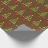 Basketball Christmas Tree ラッピングペーパー (角)