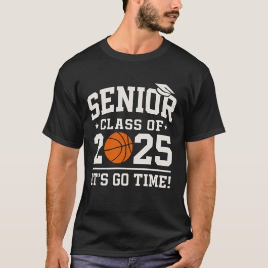 basketball Class 2025 Graduation Senior 2025  Tシャツ (正面)