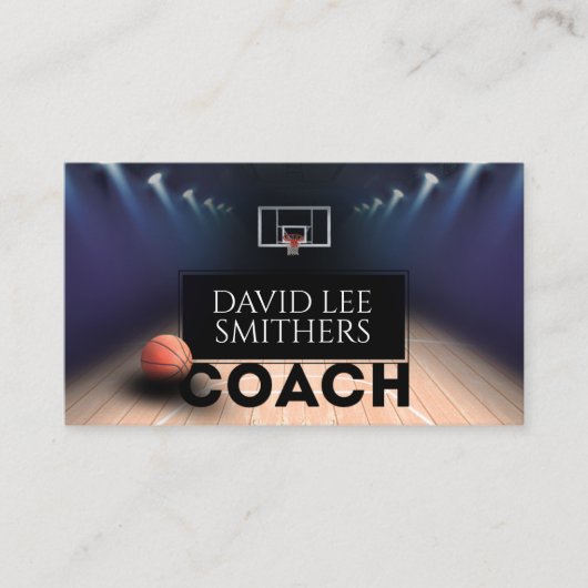 Basketball Coach 名刺 (正面)