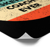 Basketball Coach Best Basketball Coach Ever ポスター (角)