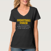 Basketball Coach Definition Team Tシャツ (正面)