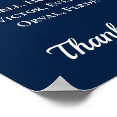 Basketball coach gift with team photo ポスター (角)