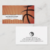 Basketball Coach Scout Professional Sports 名刺 (正面/裏面)