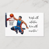 Basketball Coach Trainer 名刺 (裏面)