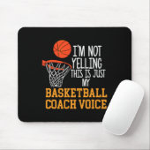 Basketball Coach Voice  マウスパッド (マウス)
