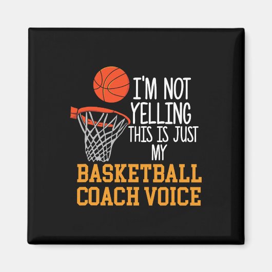 Basketball Coach Voice  マグネット (正面)