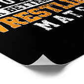 Basketball Courts Look Better With Wrestling Mats  ポスター (角)