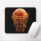 Basketball Drip Graphic, Basketball Funny Bruh Gif マウスパッド (マウス)