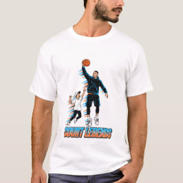 Basketball Drip Neon Basketball Graphics  Tシャツ