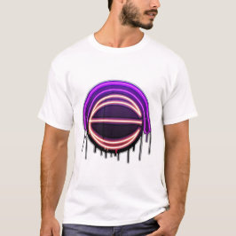 Basketball Drip Neon Basketball Graphics  Tシャツ