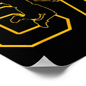 Basketball Drip Number 67 Basketball Player  ポスター (角)