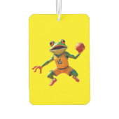 Basketball Frog yellow car air freshener カーエアーフレッシュナー (裏面)