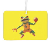 Basketball Frog yellow car air freshener カーエアーフレッシュナー (裏面)