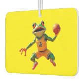 Basketball Frog yellow car air freshener カーエアーフレッシュナー (左)