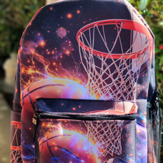 Basketball Galaxy Style プリントバックパック