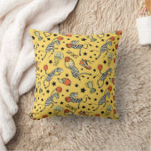 Basketball game seamless pattern with doodle cute  クッション (ブランケット)