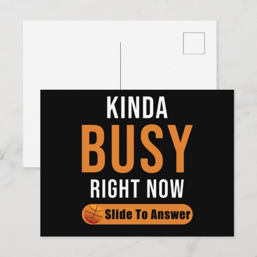 Basketball Gift Funny Saying ポストカード (正面/裏面)