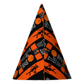 Basketball Girl, Basketball Player Birthday  パーティーハット (裏面)