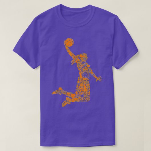 Basketball Girl Women Kids  Tシャツ (デザイン正面)