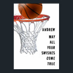 Basketball Good Luck ポスター<br><div class="desc">Good Luck design for team basketball player.</div>