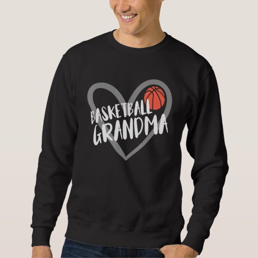 Basketball Grandma Heart スウェットシャツ (正面)