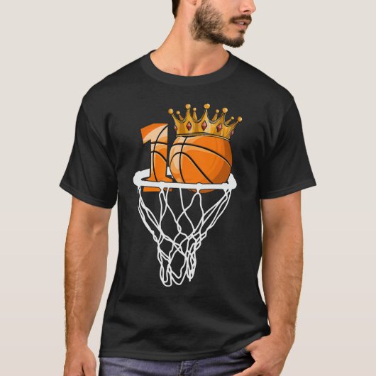 Basketball Happy 10th Birthday Boy Bball 10 Years  Tシャツ (正面)