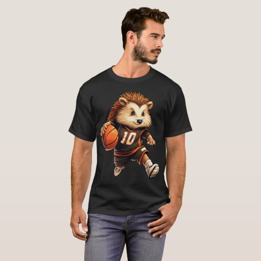 Basketball Hedgehog Tシャツ (正面フル)