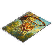 Basketball Hoop Impressionist Art Notebook | Sport ノートブック (左側)