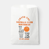 Basketball Hoops, Basketball Player Birthday Gift フェイバーバッグ (正面)