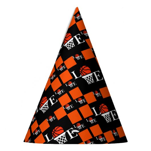 Basketball Hoops, Basketball Player Birthday Party パーティーハット (左)