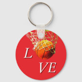 Basketball I Love キーホルダー (正面)
