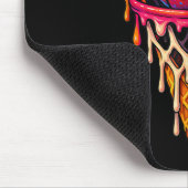 Basketball Ice Cream Drip For Boys Girls Youth Bas マウスパッド (コーナー)