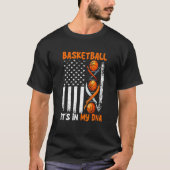 Basketball It's In-My DNA Funny Player Coach Team  Tシャツ (正面)