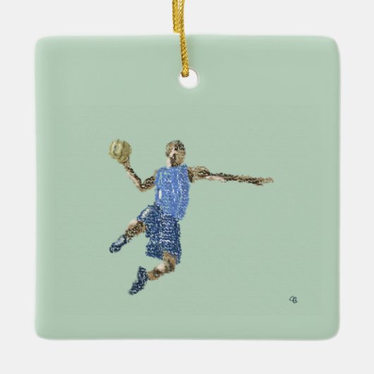 #Basketball #Jump セラミックオーナメント (正面)
