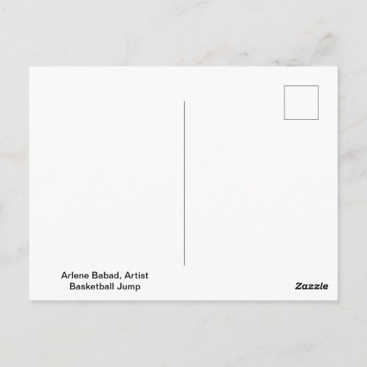 #Basketball #Jump ポストカード (裏面)