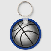 Basketball Keychains, 4 Text Boxes and Your Colors キーホルダー (裏面)