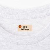 Basketball Kids' Name Clothing School Labels ラベル (貼付)