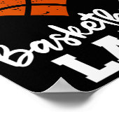 Basketball Lala Fun Basketball Heart Grandma La La ポスター (角)