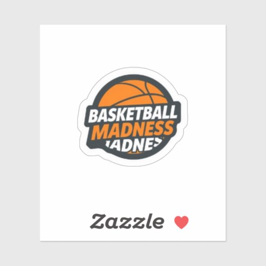 Basketball Madness March Tournament Sports シール (シート)