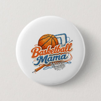 Basketball Mama Button Pin 缶バッジ