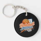 Basketball Mama Personalized Team Keychain キーホルダー (正面)