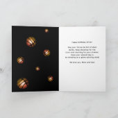 Basketball Metallic Ball Happy Birthday   カード (内部)