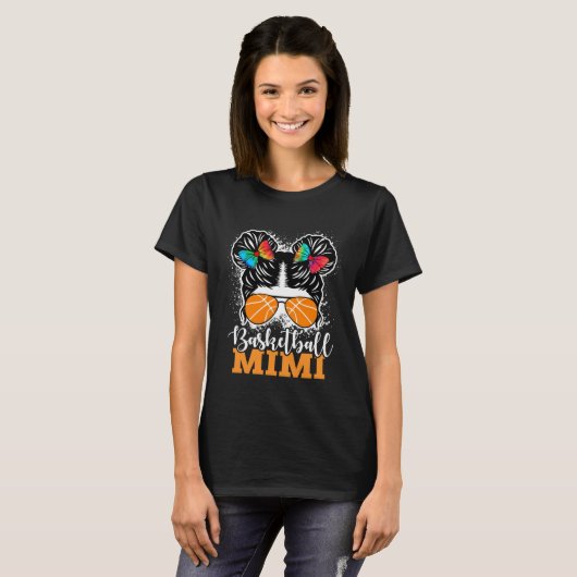 Basketball Mimi Game Day Grandma Tシャツ (正面フル)